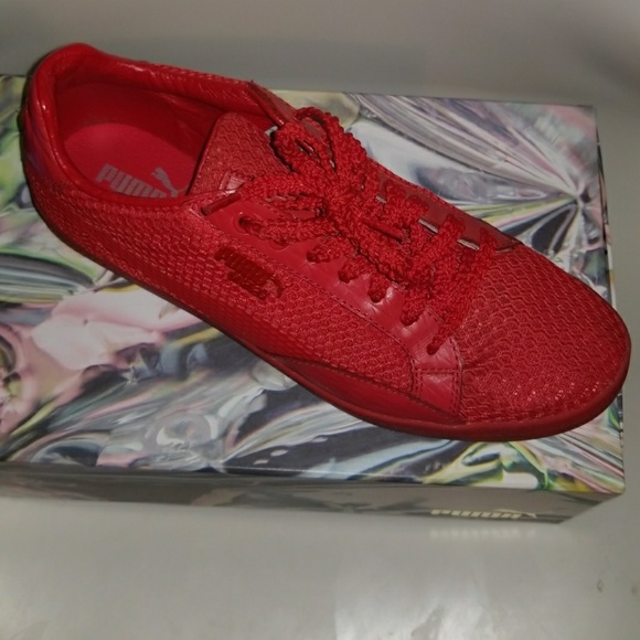 Red Solange PUMA's - Picture 5 of 8